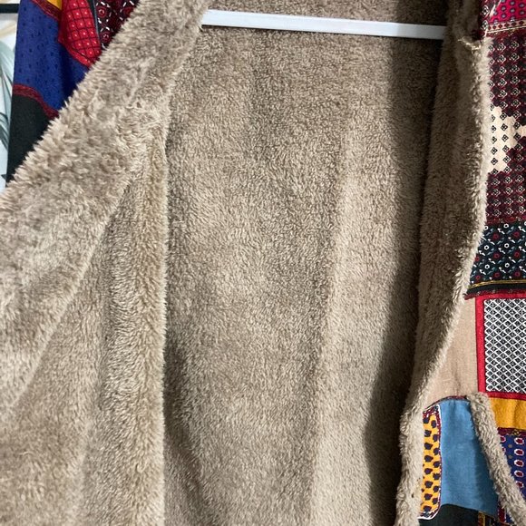 (M) new w/o tags: Fuzzy Lined Softshell Jacket Elevated Hoodie - Picture 2 of 3